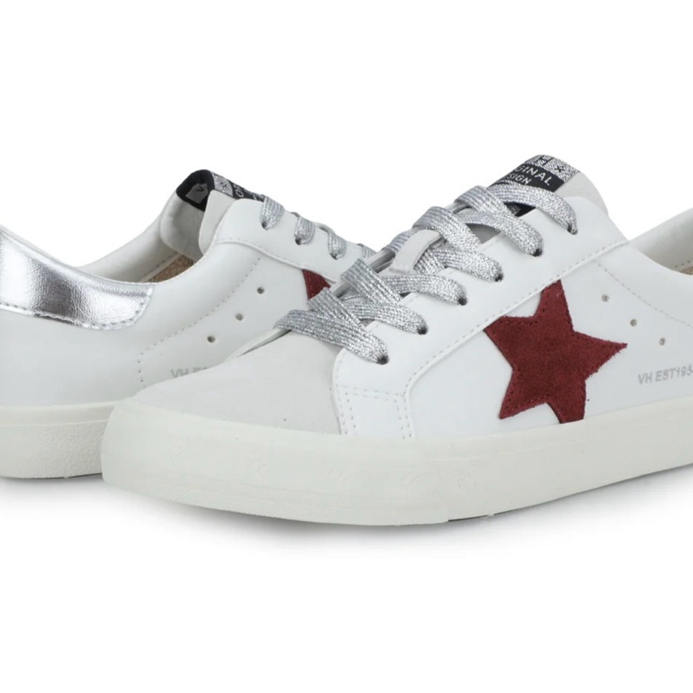 🔥 NEW 🔥 Size 6 Vintage Havana Grande -White Maroon Grey Pop